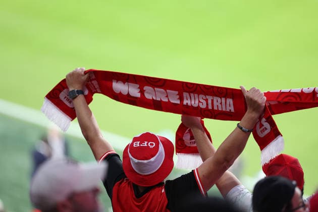 SOCCER - FIFA World Cup, WM, Weltmeisterschaft, Fussball 2026 SANTA CLARA,CALIFORNIA,USA,17.JUN.26 - SOCCER - FIFA World Cup 2026, group stage, Austria vs Jordan. Image shows a fan of AUT.  GEPAxpictures xStevenxDinberg