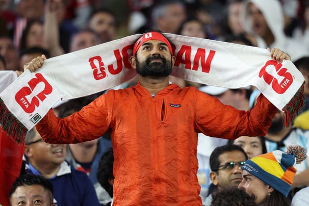SOCCER - FIFA World Cup, WM, Weltmeisterschaft, Fussball 2026 SANTA CLARA,CALIFORNIA,USA,17.JUN.26 - SOCCER - FIFA World Cup 2026, group stage, Austria vs Jordan. Image shows a fan of JOR.  GEPAxpictures xStevenxDinberg