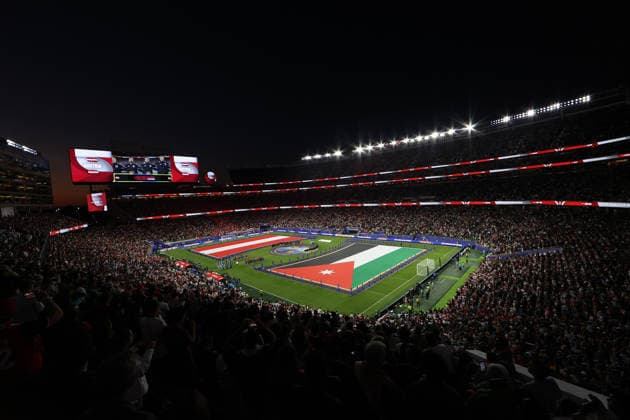 SOCCER - FIFA World Cup, WM, Weltmeisterschaft, Fussball 2026 SANTA CLARA,CALIFORNIA,USA,17.JUN.26 - SOCCER - FIFA World Cup 2026, group stage, Austria vs Jordan. Image shows an overview of San-Francisco-Bay-Area-Stadium.  GEPAxpictures xStevenxDinberg