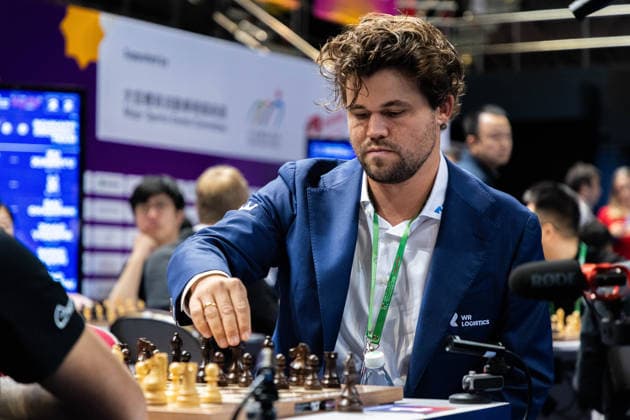 June 17, 2026, Hong Kong, Hong Kong, China: Chess Grandmaster MAGNUS CARLSEN (NOR) at the 2026 FIDE World Team Rapid and Blitz Chess Championship in Hong Kong. FIDE World Team Rapid And Blitz Team Chess Championship 2026 In Hong Kong.  - ZUMAm298 0859344349st Copyright: xJamesxModestox