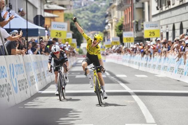 CYCLING - Road cycling, Rad, Radsport, Strasse - Tour de Suisse Photo by IPA ABACAPRESS.COM85780656 - DE VRIES, Femke (during the Tour de Suisse, a road cycling race, Stage 1—Sondrio to Sondrio, Italy, June 17, 2026) Stage 1 - Sondrio-Sondrio Italy  Copyright: xIPAxSport ABACAx