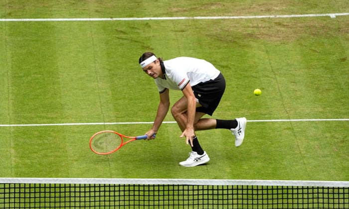 photo : Taylor FRITZ (USA) Tennis-Turnier Terra Wortmann Cup im Gerry Weber Sportpark in Halle Westfalen am Mi. 17.06.2026