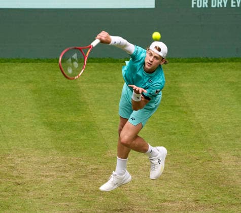 photo : Zizou BERGS (BEL) Tennis-Turnier Terra Wortmann Cup im Gerry Weber Sportpark in Halle Westfalen am Mi. 17.06.2026