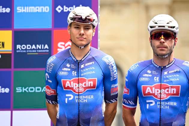 Baloise Belgium Tour 2026 Stage 1 SCHERPENHEUVEN-ZICHEM, BELGIUM - JUNE 17 : Geens Jonas (BEL) of Alpecin - Premier Tech during stage 1 of the 95th edition of Baloise Tour of Belgium an UCI ProSeries 2.Pro cycling road race stage for Men Elite of 187.9 km with start in Scherpenheuven-Zichem and finish in Scherpenheuven-Zichem on June 17, 2026 in Scherpenheuven-Zichem, Belgium, 17 06 2026 ( Motordriver Stephan Boone - Scherpenheuven-Zichem Belgium  Copyright: xTomasxSiskx