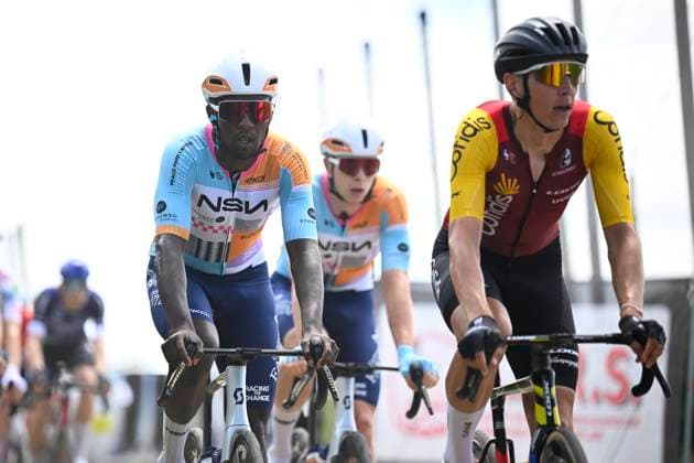 Baloise Belgium Tour 2026 Stage 1 SCHERPENHEUVEN-ZICHEM, BELGIUM - JUNE 17 : Girmay Biniam (ERI) of NSN Cycling Team during stage 1 of the 95th edition of Baloise Tour of Belgium an UCI ProSeries 2.Pro cycling road race stage for Men Elite of 187.9 km with start in Scherpenheuven-Zichem and finish in Scherpenheuven-Zichem on June 17, 2026 in Scherpenheuven-Zichem, Belgium, 17 06 2026 ( Motordriver Stephan Boone - Scherpenheuven-Zichem Belgium  Copyright: xTomasxSiskx