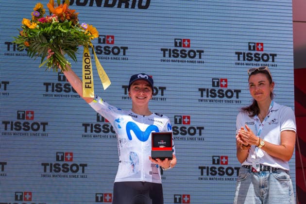 SONDRIO, ITALY - JUNE 17: LIPPERT Liane 4 of Movistar Team on June 16, 2026 in Sondrio, Italy.