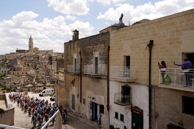 The pack rides cycles during Stage 4 of the Giro Next Gen 2026, from Matera to Corato (Molino Casillo), Italy, Wednesday, June 17, 2026.  Copyright: xFabioxFerrari LaPressex