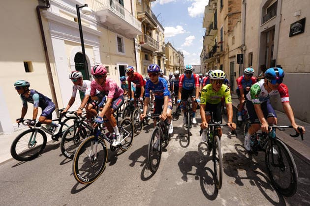 The pack rides cycles during Stage 4 of the Giro Next Gen 2026, from Matera to Corato (Molino Casillo), Italy, Wednesday, June 17, 2026.  Copyright: xFabioxFerrari LaPressex