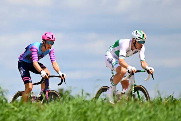 Baloise Belgium Tour 2026 Stage 1 SCHERPENHEUVEN-ZICHEM, BELGIUM - JUNE 17 : Townsend Rory (IRL) of Unibet Rose Rockets during stage 1 of the 95th edition of Baloise Tour of Belgium an UCI ProSeries 2.Pro cycling road race stage for Men Elite of 187.9 km with start in Scherpenheuven-Zichem and finish in Scherpenheuven-Zichem on June 17, 2026 in Scherpenheuven-Zichem, Belgium, 17 06 2026 ( Motordriver Stephan Boone - Scherpenheuven-Zichem Belgium  Copyright: xTomasxSiskx