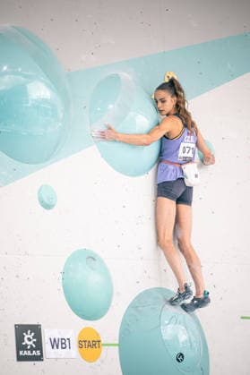 17.06.2026: Klettern - Bouldern: World Climbing Series Innsbruck 2026 - Qualifikation Damen Arina Jurcenko (CZE) Innsbruck Kletterzentrum Innsbruck Österreich
