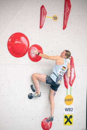 17.06.2026: Klettern - Bouldern: World Climbing Series Innsbruck 2026 - Qualifikation Damen Anna Lechner (GER) Innsbruck Kletterzentrum Innsbruck Österreich