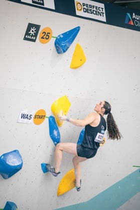 17.06.2026: Klettern - Bouldern: World Climbing Series Innsbruck 2026 - Qualifikation Damen Alma Sapir Halevi (ISR) Innsbruck Kletterzentrum Innsbruck Österreich
