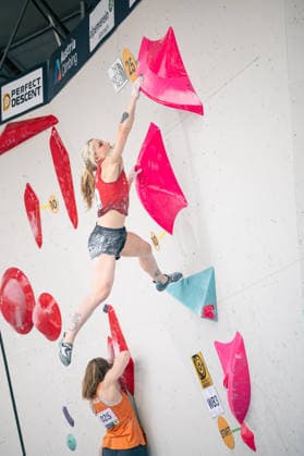 17.06.2026: Klettern - Bouldern: World Climbing Series Innsbruck 2026 - Qualifikation Damen Babette Roy (CAN) Innsbruck Kletterzentrum Innsbruck Österreich