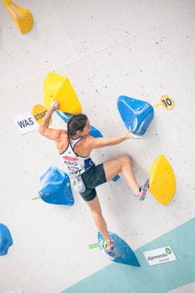 17.06.2026: Klettern - Bouldern: World Climbing Series Innsbruck 2026 - Qualifikation Damen Valentina Aguado (ARG) Innsbruck Kletterzentrum Innsbruck Österreich