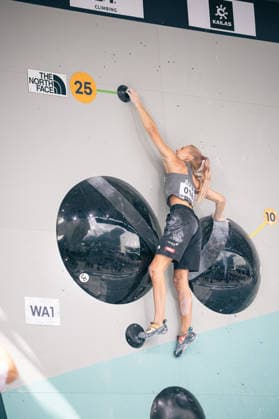 17.06.2026: Klettern - Bouldern: World Climbing Series Innsbruck 2026 - Qualifikation Damen Jakoba Rauter (AUT) Innsbruck Kletterzentrum Innsbruck Österreich