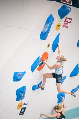 17.06.2026: Klettern - Bouldern: World Climbing Series Innsbruck 2026 - Qualifikation Damen Lucia Dörffel (GER) Innsbruck Kletterzentrum Innsbruck Österreich