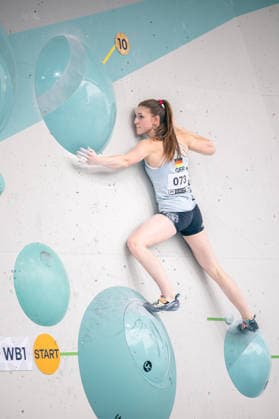 17.06.2026: Klettern - Bouldern: World Climbing Series Innsbruck 2026 - Qualifikation Damen Paula Mayer-Vorfelder (GER) Innsbruck Kletterzentrum Innsbruck Österreich