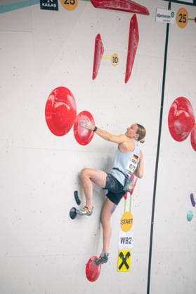 17.06.2026: Klettern - Bouldern: World Climbing Series Innsbruck 2026 - Qualifikation Damen Anna Lechner (GER) Innsbruck Kletterzentrum Innsbruck Österreich