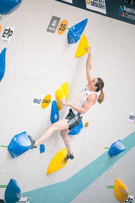 17.06.2026: Klettern - Bouldern: World Climbing Series Innsbruck 2026 - Qualifikation Damen Katja Kadic (SLO) Innsbruck Kletterzentrum Innsbruck Österreich