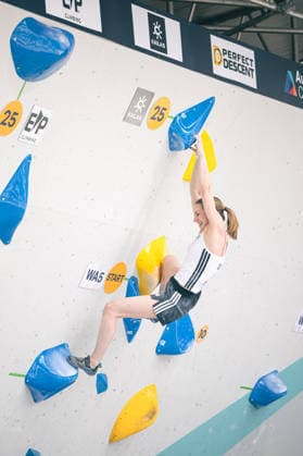 17.06.2026: Klettern - Bouldern: World Climbing Series Innsbruck 2026 - Qualifikation Damen Katja Kadic (SLO) Innsbruck Kletterzentrum Innsbruck Österreich