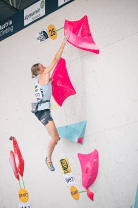 17.06.2026: Klettern - Bouldern: World Climbing Series Innsbruck 2026 - Qualifikation Damen Anna Lechner (GER) Innsbruck Kletterzentrum Innsbruck Österreich
