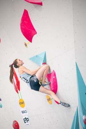17.06.2026: Klettern - Bouldern: World Climbing Series Innsbruck 2026 - Qualifikation Damen Paula Mayer-Vorfelder (GER) Innsbruck Kletterzentrum Innsbruck Österreich