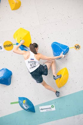 17.06.2026: Klettern - Bouldern: World Climbing Series Innsbruck 2026 - Qualifikation Damen Lina Funa (SLO) Innsbruck Kletterzentrum Innsbruck Österreich