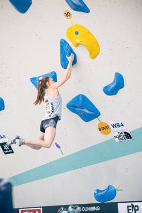 17.06.2026: Klettern - Bouldern: World Climbing Series Innsbruck 2026 - Qualifikation Damen Paula Mayer-Vorfelder (GER) Innsbruck Kletterzentrum Innsbruck Österreich