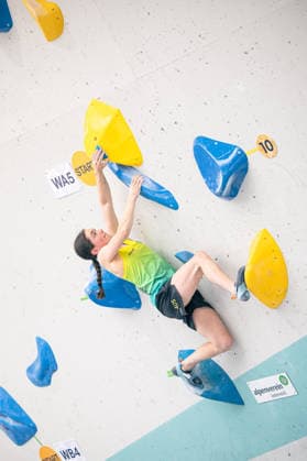 17.06.2026: Klettern - Bouldern: World Climbing Series Innsbruck 2026 - Qualifikation Damen Emily Scott (AUS) Innsbruck Kletterzentrum Innsbruck Österreich