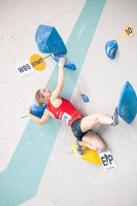 17.06.2026: Klettern - Bouldern: World Climbing Series Innsbruck 2026 - Qualifikation Damen Mara Matutinovic (CRO) Innsbruck Kletterzentrum Innsbruck Österreich