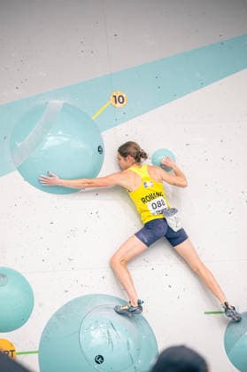 17.06.2026: Klettern - Bouldern: World Climbing Series Innsbruck 2026 - Qualifikation Damen Iris-Olivia Munteanu (ROU) Innsbruck Kletterzentrum Innsbruck Österreich