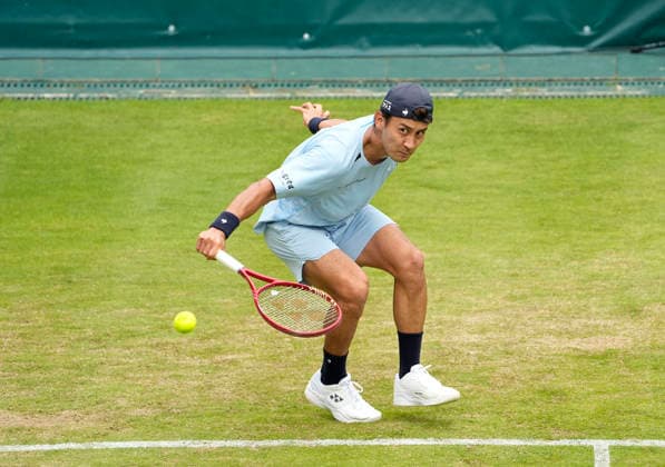 photo : Sho Shimabukuro (JPN) Tennis-Turnier Terra Wortmann Cup im Gerry Weber Sportpark in Halle Westfalen am Mi. 17.06.2026