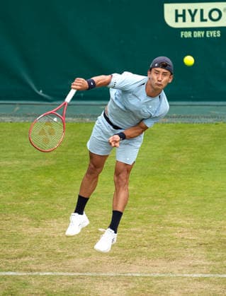 photo : Sho Shimabukuro (JPN) Tennis-Turnier Terra Wortmann Cup im Gerry Weber Sportpark in Halle Westfalen am Mi. 17.06.2026