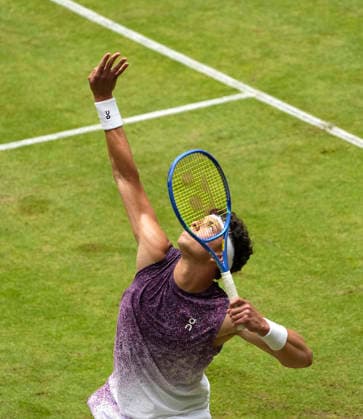 photo : Ben SHELTON (USA) Tennis-Turnier Terra Wortmann Cup im Gerry Weber Sportpark in Halle Westfalen am Mi. 17.06.2026