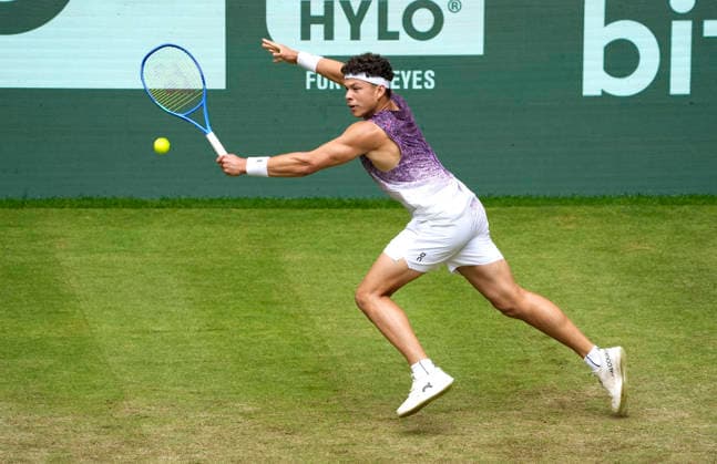 photo : Ben SHELTON (USA) Tennis-Turnier Terra Wortmann Cup im Gerry Weber Sportpark in Halle Westfalen am Mi. 17.06.2026