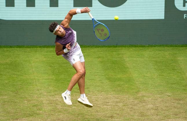 photo : Ben SHELTON (USA) Tennis-Turnier Terra Wortmann Cup im Gerry Weber Sportpark in Halle Westfalen am Mi. 17.06.2026