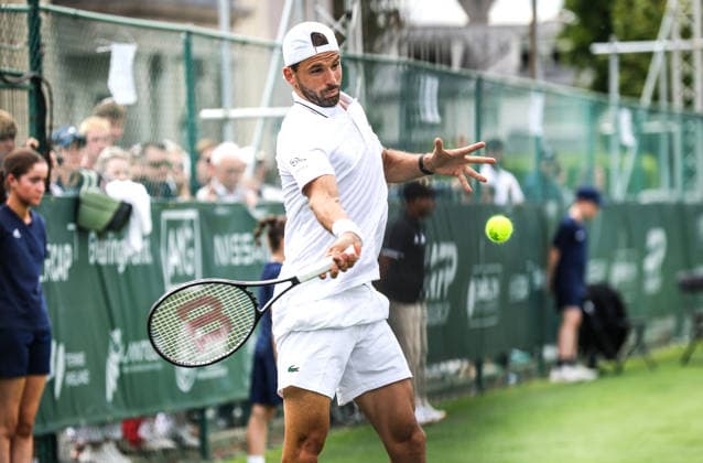 ATP, Tennis Herren Men s Tournament, Elm Park Golf & Sports Club, Dublin 17 6 2026 Round of 16 Conor Gannon vs Grigor Dimitrov Grigor Dimitrov of Bulgaria Grigor Dimitrov 17 6 2026  Copyright: x INPHO TomxMaherx RDR_5672