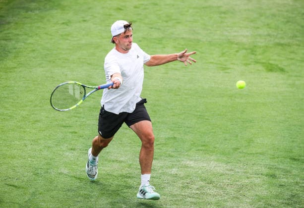 ATP, Tennis Herren Men s Tournament, Elm Park Golf & Sports Club, Dublin 17 6 2026 Round of 16 Conor Gannon vs Grigor Dimitrov Conor Gannon of Ireland Conor Gannon 17 6 2026  Copyright: x INPHO TomxMaherx RDR_6027