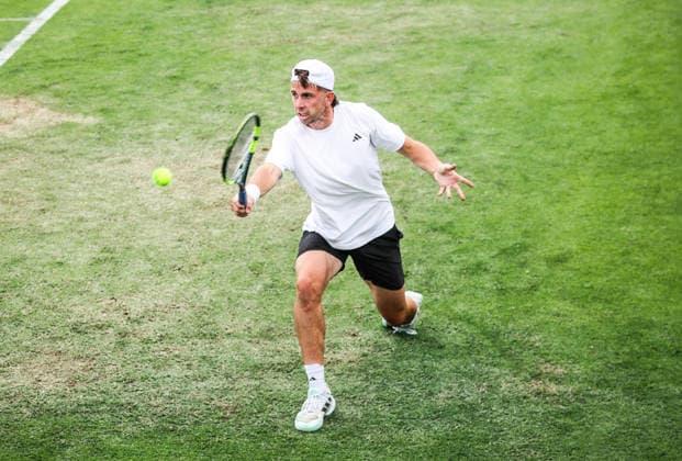 ATP, Tennis Herren Men s Tournament, Elm Park Golf & Sports Club, Dublin 17 6 2026 Round of 16 Conor Gannon vs Grigor Dimitrov Conor Gannon of Ireland Conor Gannon 17 6 2026  Copyright: x INPHO TomxMaherx RDR_6271