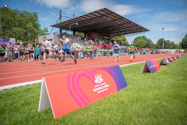 17.06.2026, Saarland, Saarbrücken. Die Leichtathletikwettkämpfen der Special Olympics Nationale Spiele finden am Mittwoch im Stadion am Kieselhumes statt .