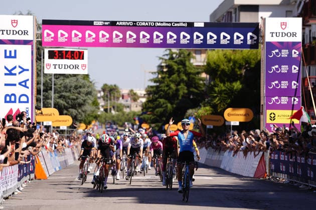 Italy s Matteo Fiorin of Solme Olmo Arvedi winner of stage during Stage 4 of the Giro Next Generation from Matera to Corato Italy, June 17, 2026  Copyright: xFabioxFerrari LaPressex