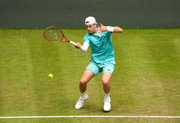 photo : Zizou BERGS (BEL) Tennis-Turnier Terra Wortmann Cup im Gerry Weber Sportpark in Halle Westfalen am Mi. 17.06.2026
