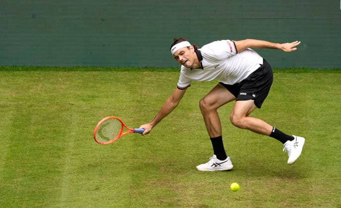 photo : Taylor FRITZ (USA) Tennis-Turnier Terra Wortmann Cup im Gerry Weber Sportpark in Halle Westfalen am Mi. 17.06.2026