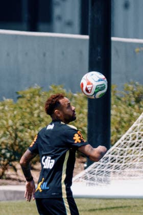 Treino da Seleção Brasileira NOVA JERSEY, NJ - 17.06.2026: TREINO DA SELEcaO BRASILEIRA - Neymar Jr. returns to training with the group during a training session of the Brazilian national team, Nationalteam at the New York Red Bulls training center in Morristown, New Jersey, United States. The Brazilian national team faces Haiti on Friday in the second round of Group C of the 2026 FIFA World Cup, WM, Weltmeisterschaft, Fussball (Photo: Marcelo Machado de Melo Fotoarena) x2963813x  MarceloxMachadoxdexMelo