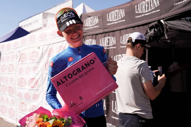 Italy s Matteo Fiorin of Solme Olmo Arvedi stage winner during Stage 4 of the Giro Next Gen 2026, from Matera to Corato (Molino Casillo), Italy, Wednesday, June 17, 2026.  Copyright: xMassimoxPaolone LaPressex