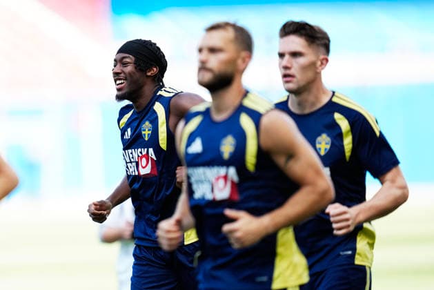 DALLAS, USA 20260617 Sweden s Anthony Elanga during the men s national team, Nationalteam training on Wednesday at FC Dallas Stadium, ahead of the group stage match against the Netherlands in the World Cup.