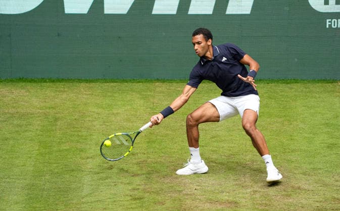 photo : Felix Auger-Aliassime (CAN) Tennis-Turnier Terra Wortmann Cup im Gerry Weber Sportpark in Halle Westfalen am Mi. 17.06.2026