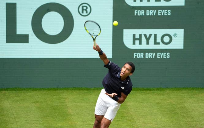 photo : Felix Auger-Aliassime (CAN) Tennis-Turnier Terra Wortmann Cup im Gerry Weber Sportpark in Halle Westfalen am Mi. 17.06.2026