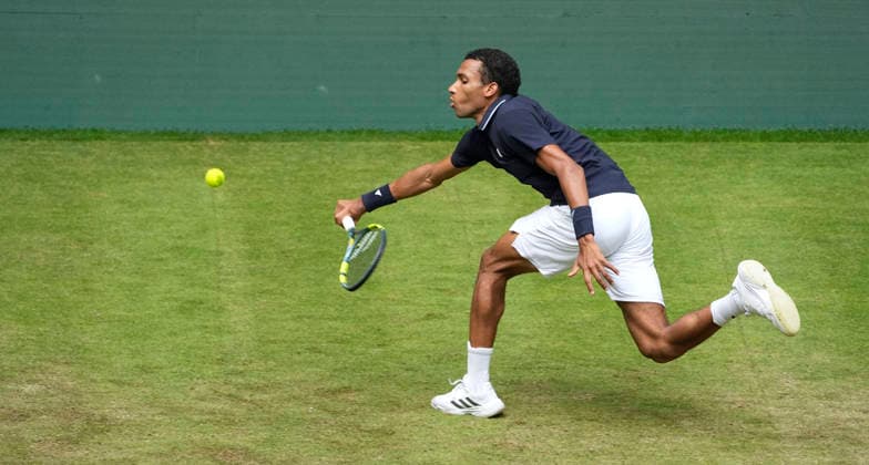 photo : Felix Auger-Aliassime (CAN) Tennis-Turnier Terra Wortmann Cup im Gerry Weber Sportpark in Halle Westfalen am Mi. 17.06.2026