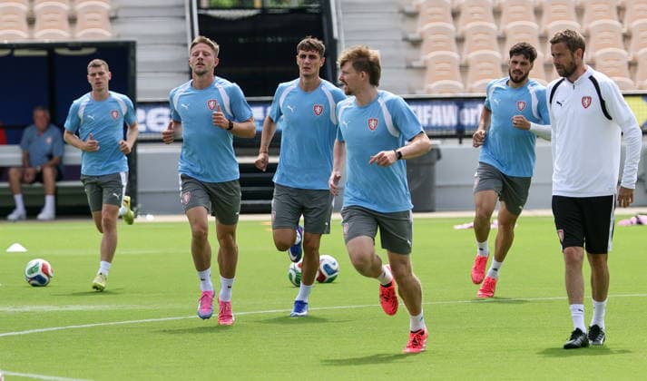 FIFA World Cup, WM, Weltmeisterschaft, Fussball 2026 - Czechia training session Czechia s national soccer players attend a training session in Kennesaw, Georgia, USA, 17 June 2026. Czechia will face South Africa on 18 June in a FIFA World Cup 2026 group A match. KENNESAW United States  Copyright: xRONALDxWITTEKx
